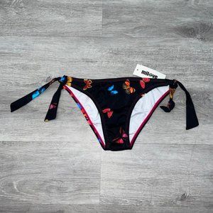 Milove Colorful Butterflies Black Bottom